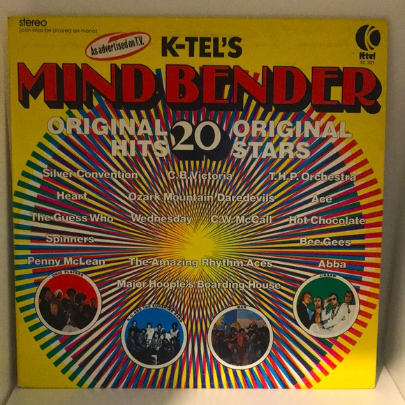 3/$30 K-Tel’s Mind Bender 20 Original Hits Vintage Vinyl Album 1976 various - Picture 1 of 4